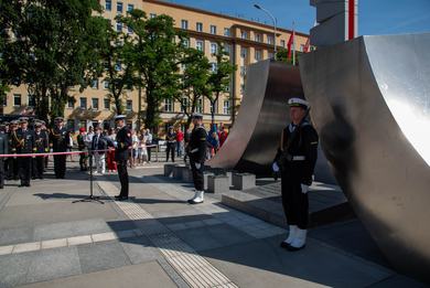 Obchody Święta Wojska Polskiego w Gdyni - Parada Morska